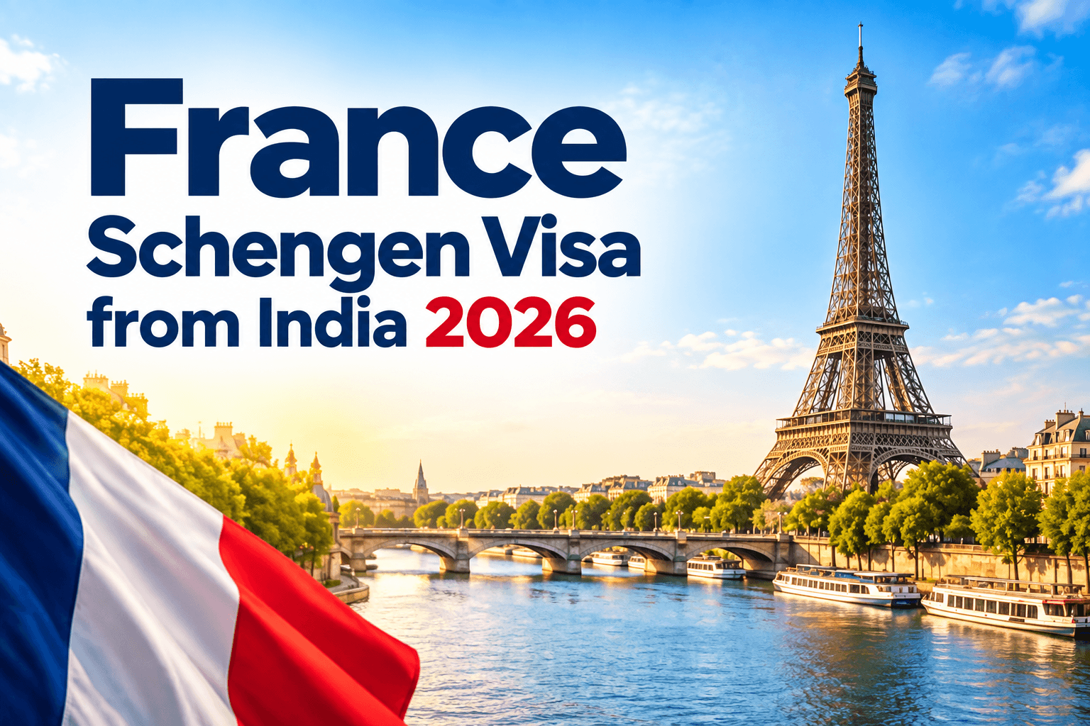 France Schengen Visa from India 2026: Requirements, Documents, Fees & Application Process